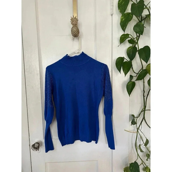 Vila Milano women’s size medium blue sweater - Picture 1 of 8